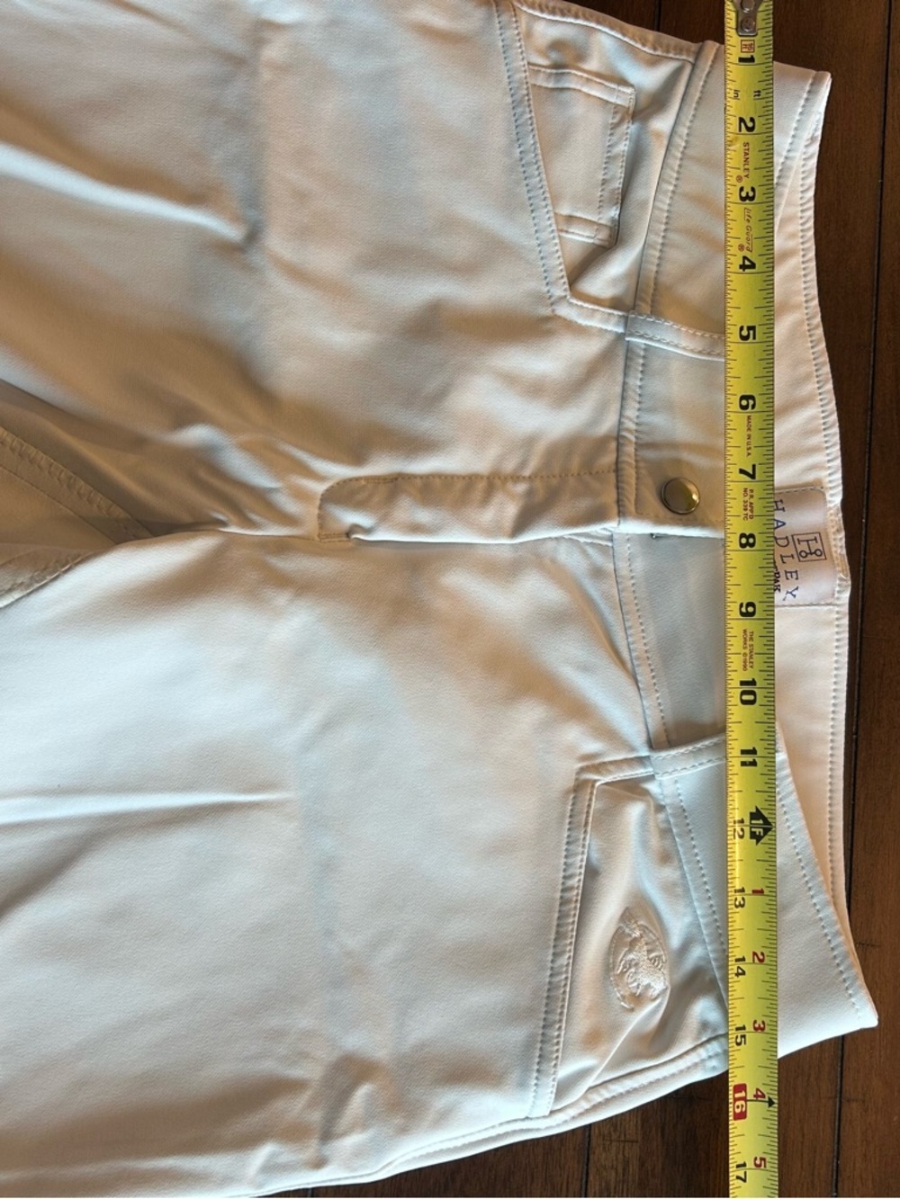 Hadley By Smartpak Breeches White Size 32L - Picture 7 of 12
